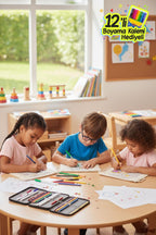 3 Adet Eğlenceli Aktiviteler Boyama Cüzdanları