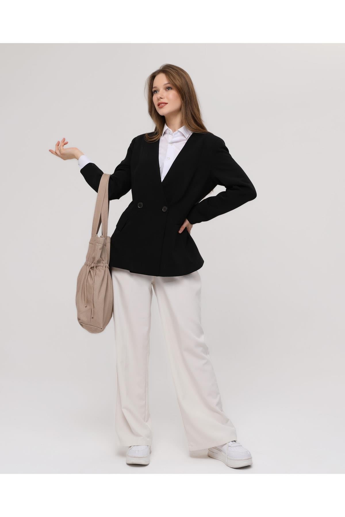 Büzgülü Model Çanta (Vizon)