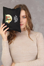 Clutch Little Prince Siyah Kanvas Makyaj Çantası
