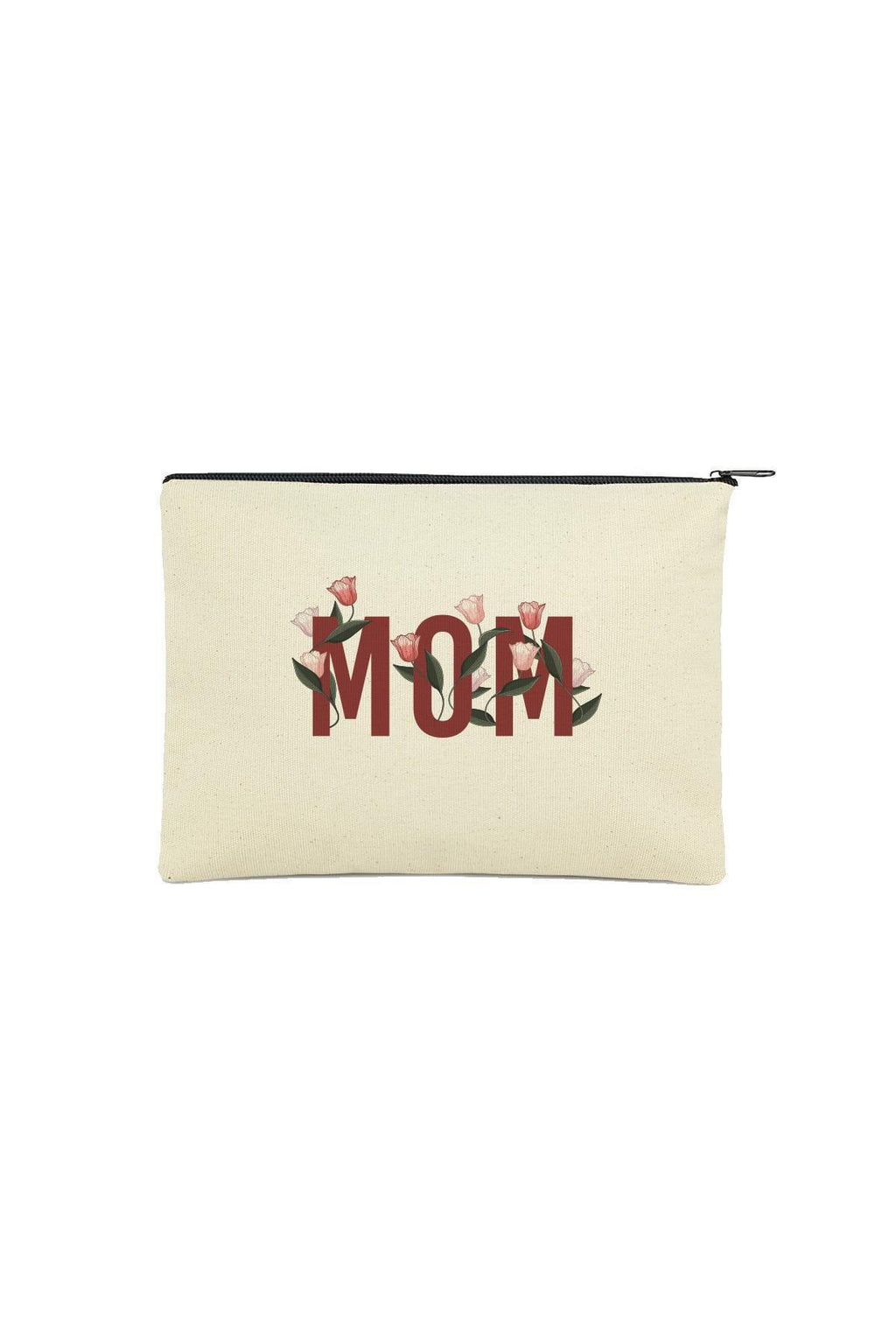 Clutch Mom Baskılı Kanvas Makyaj Çantası