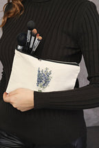 Clutch You Are Enough Kanvas Makyaj Çantası