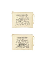 Eğlenceli Aktiviteler Baskılı Boyama Cüzdanları - 10 Adet