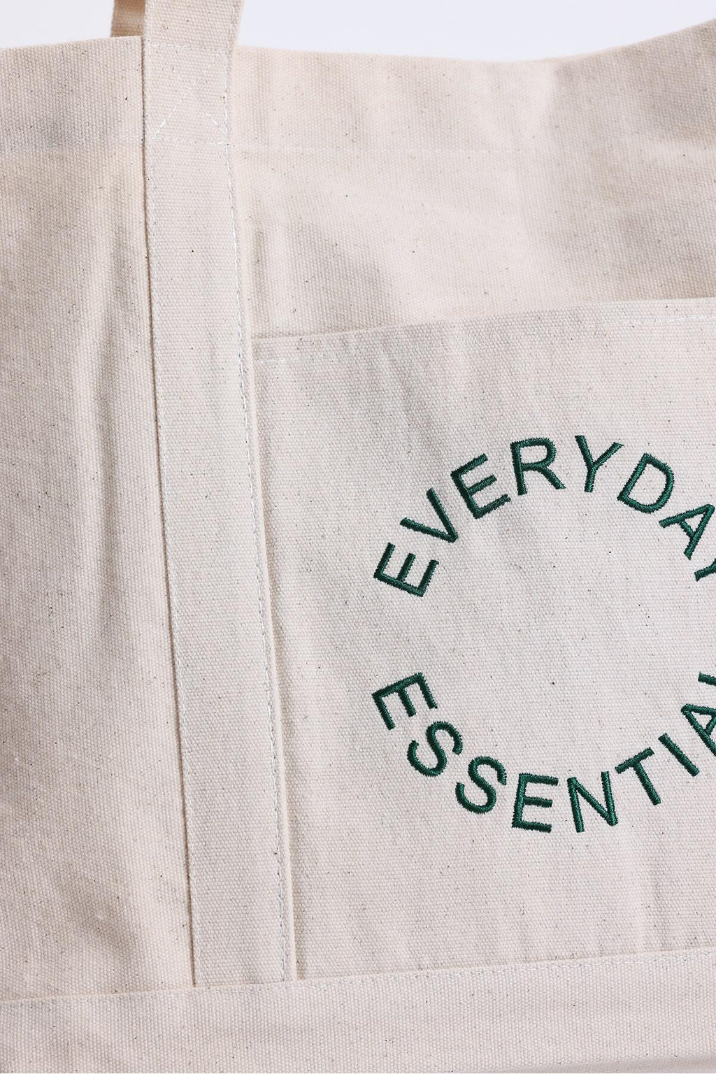 Everyday Essential Nakışlı Kanvas Çanta