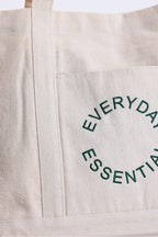 Everyday Essential Nakışlı Kanvas Çanta