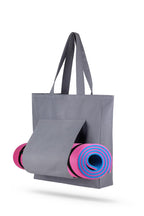 Gri Gabardin Pilates Çantası