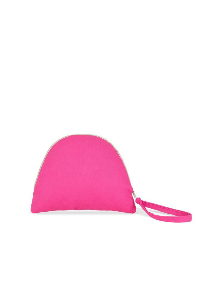HAM BEZ CLUTCH ÇANTA | FUŞYA (23X17)