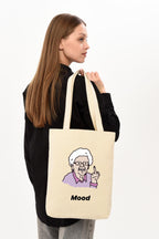 Kanvas Büyükanne Mood Bez Çanta C0509