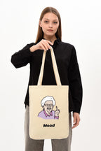 Kanvas Büyükanne Mood Bez Çanta C0509