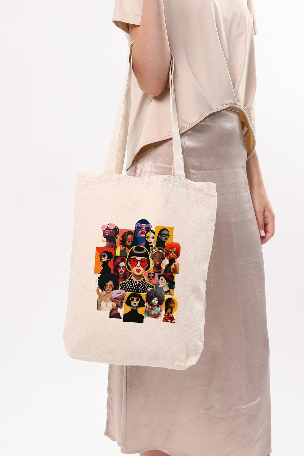 Kanvas Fashion Girls Baskılı Bez Çanta