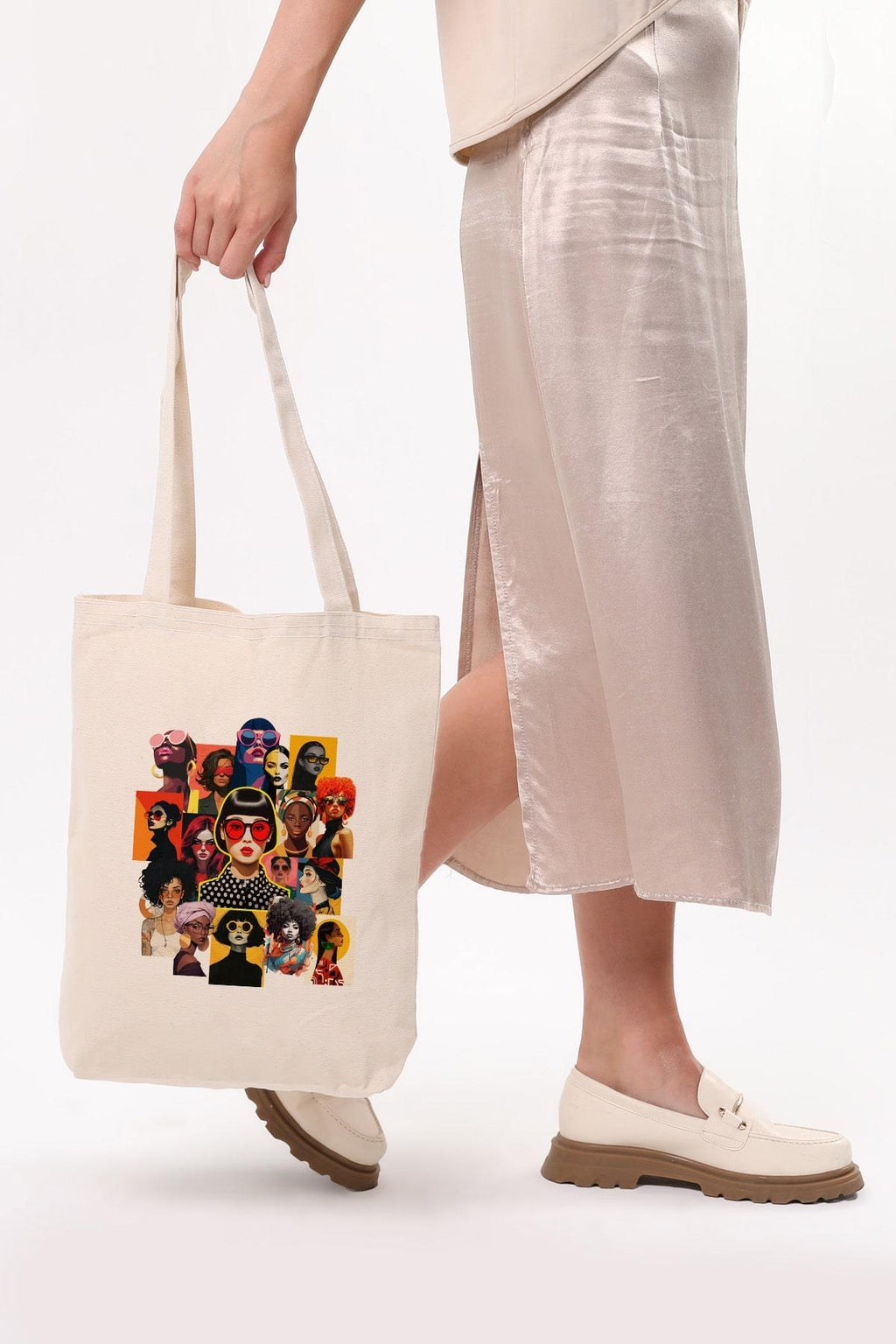 Kanvas Fashion Girls Baskılı Bez Çanta