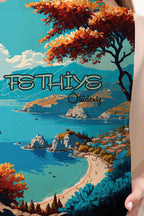 Kanvas Fethiye Ölüdeniz Baskılı Bez Çanta