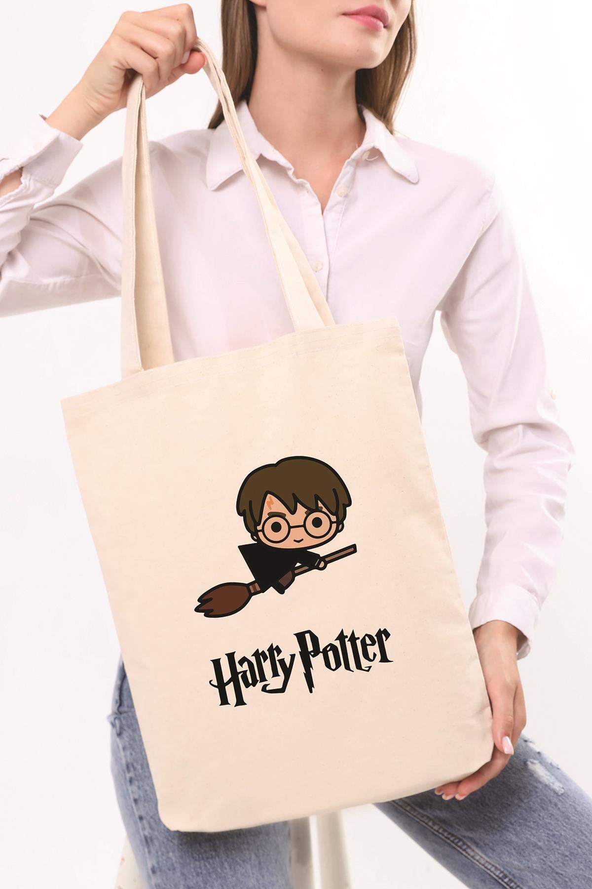 Kanvas Harry Potter Süpürge Bez Çanta