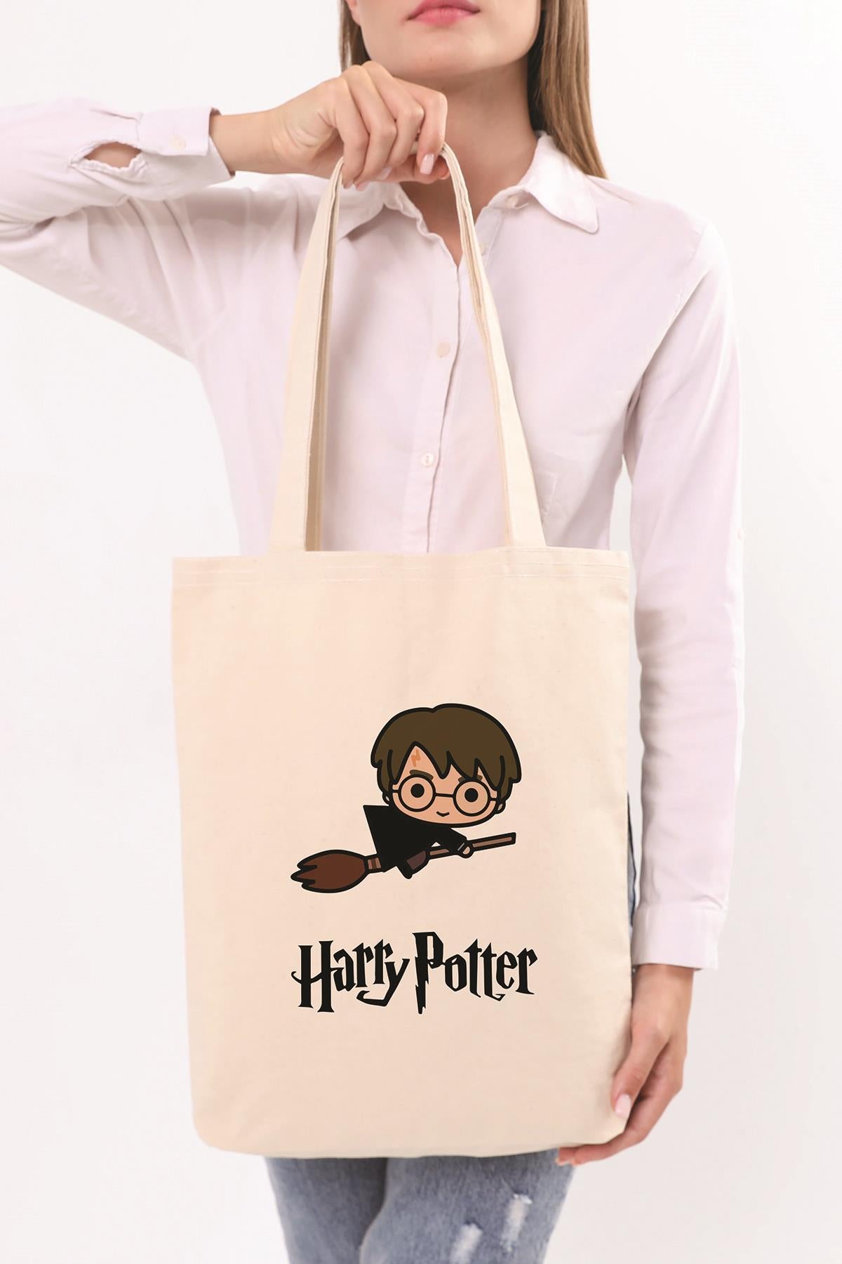 Kanvas Harry Potter Süpürge Bez Çanta