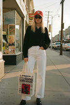 Strangr Thngs Temalı Kanvas Bez Omuz Çantası – 35x40 cm, 300 gr Kalın Kumaş, Özel Tasarım Tote Çanta