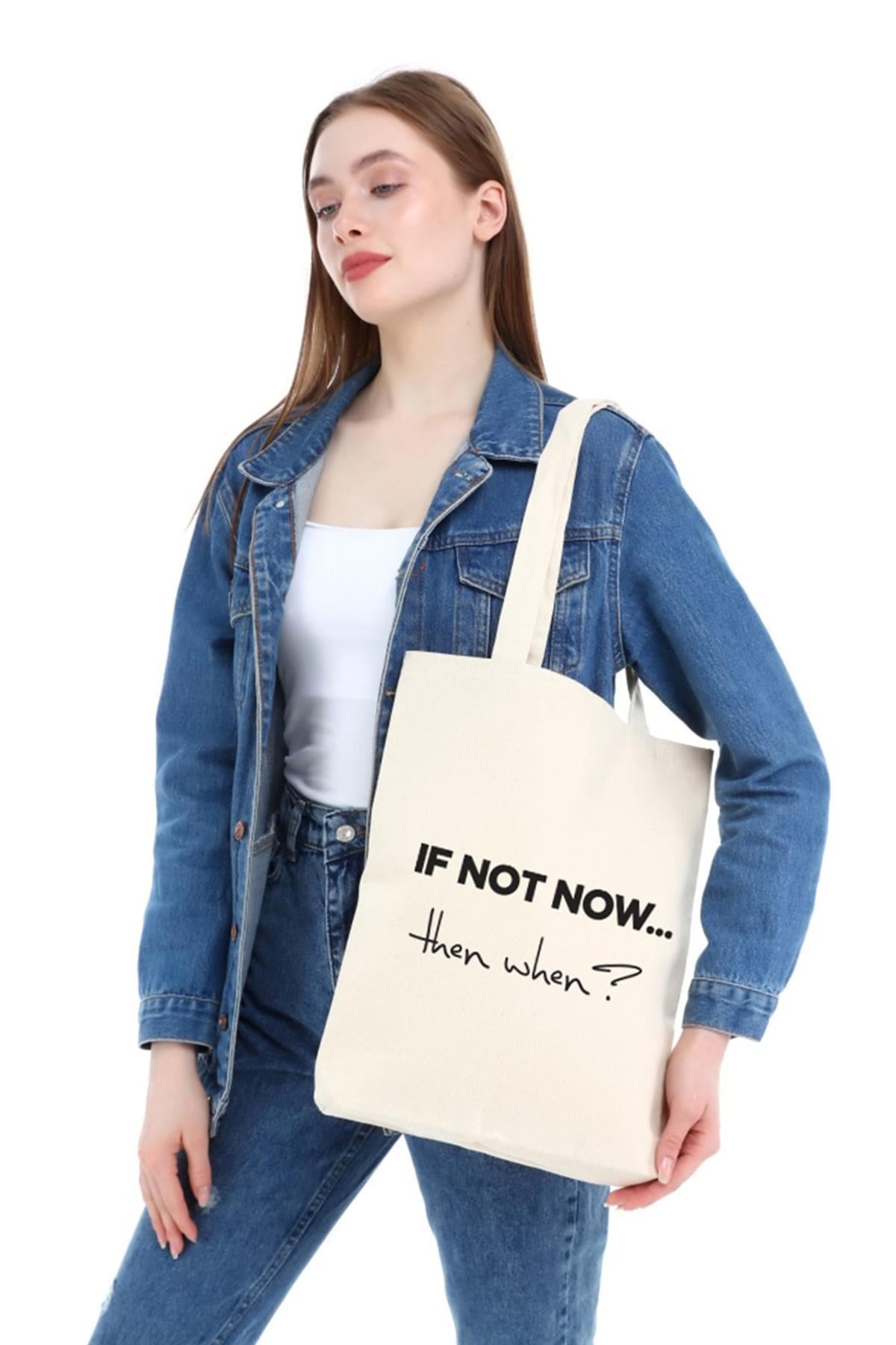 Kanvas If Not Now Bez Çanta C0541