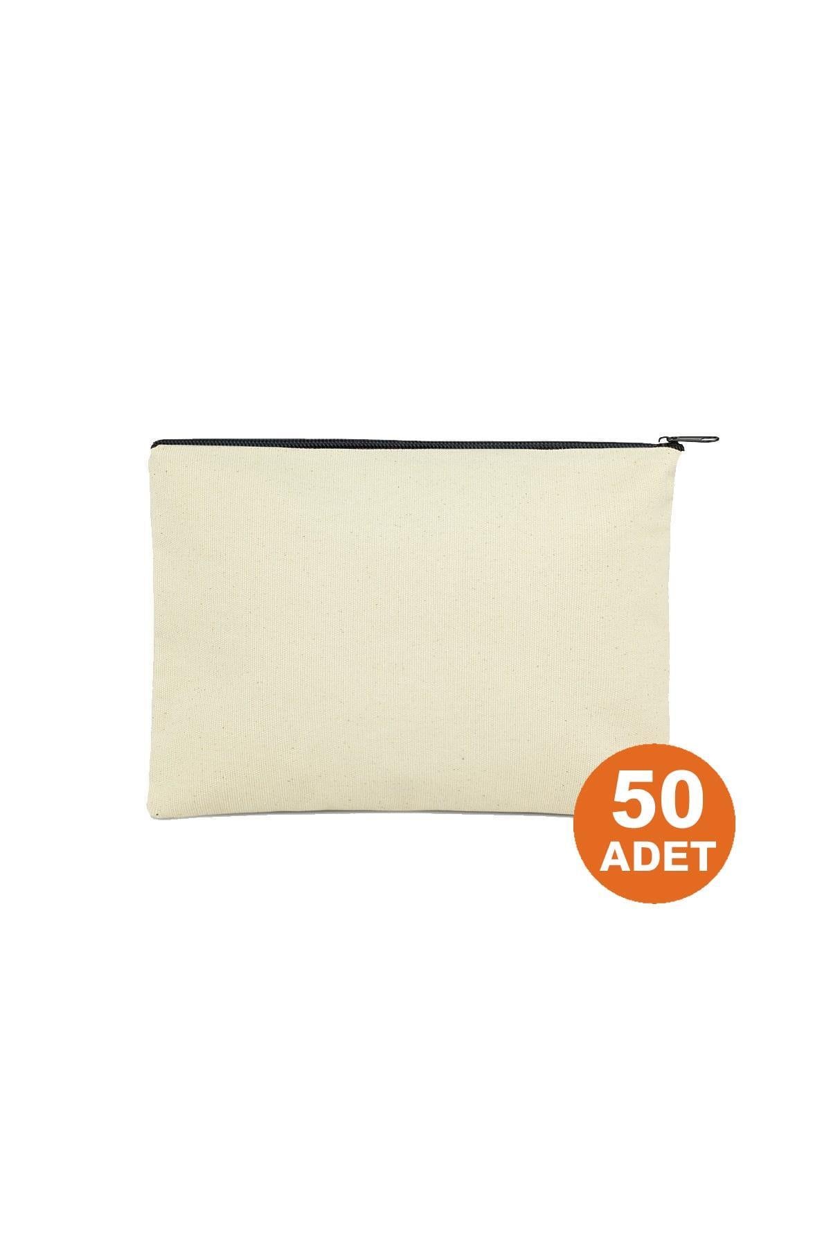 KANVAS KUMAŞ CLUTCH ÇANTA 50 ADET