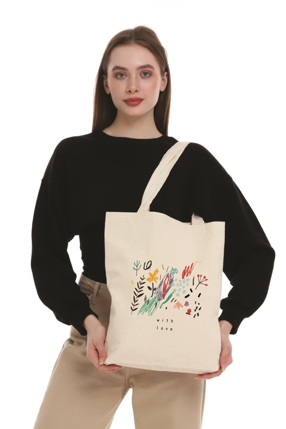 Kanvas With Love Bez Çanta C0598