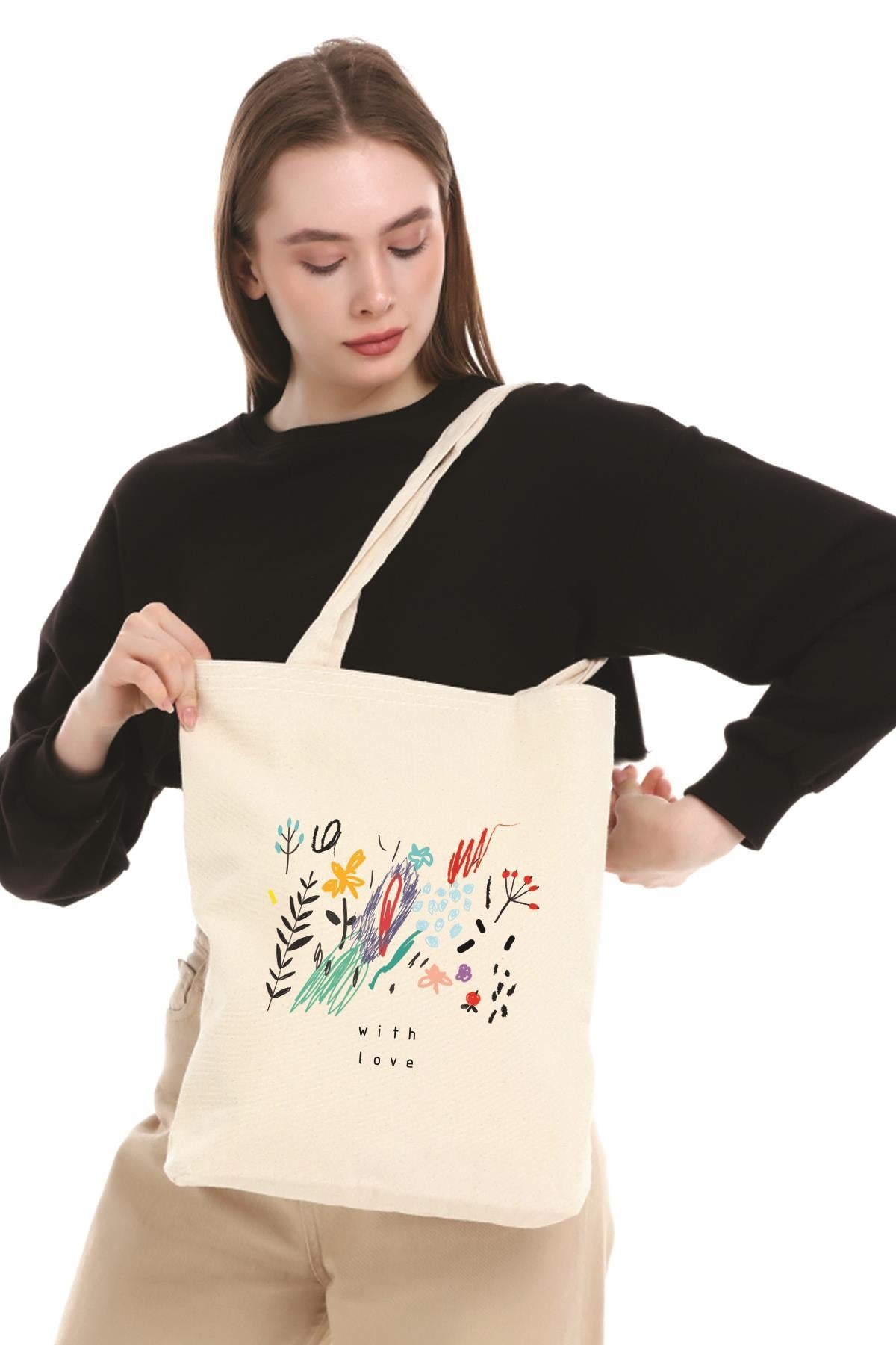 Kanvas With Love Bez Çanta C0598