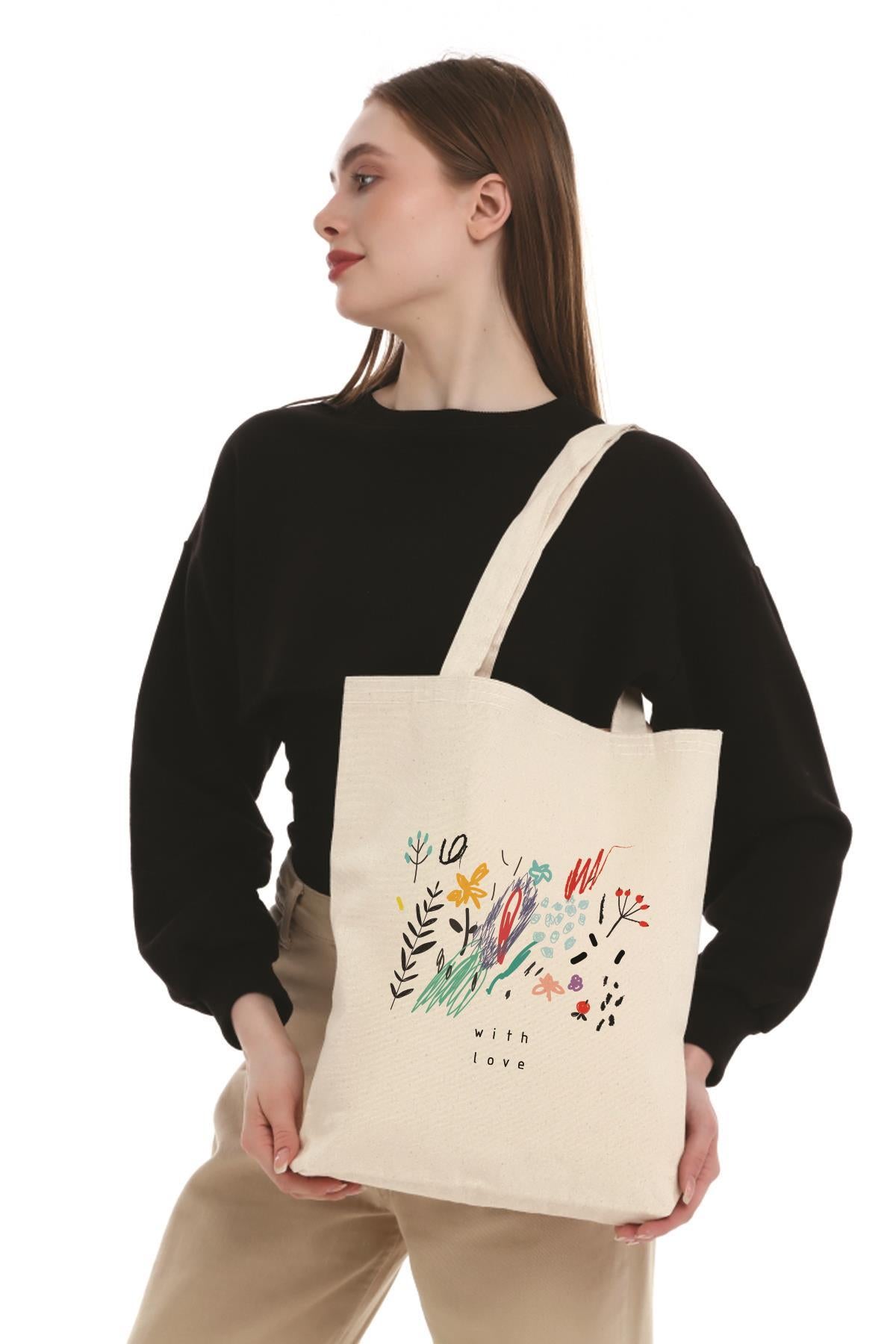 Kanvas With Love Bez Çanta C0598