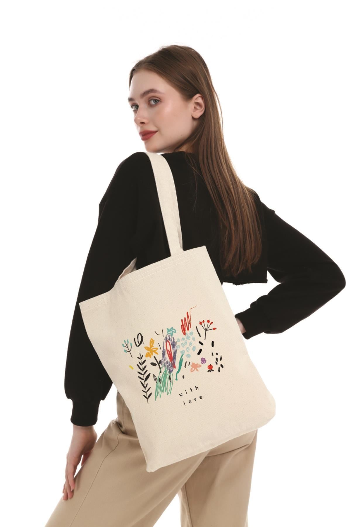Kanvas With Love Bez Çanta C0598