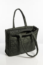 Yeşil Kapitone Çanta - Puffer Bag