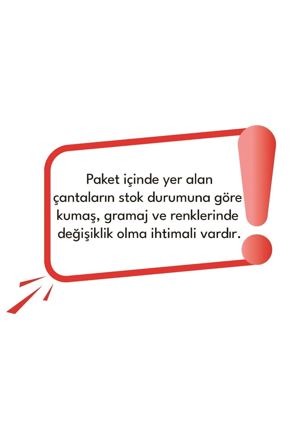 RENKLİ HAM BEZ ÇANTA | 10'LU PAKET 0274