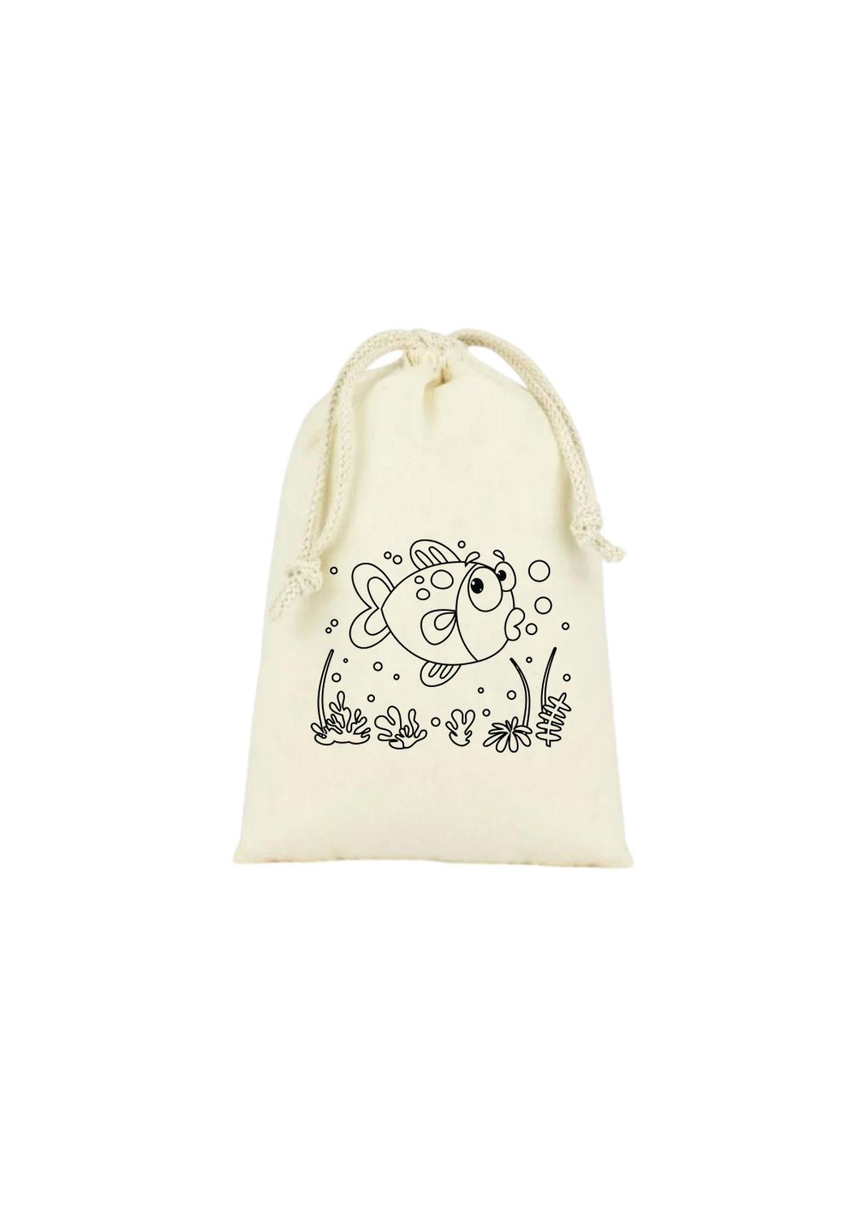 Hayvan Figürlü Boyama Kesesi 10 adet