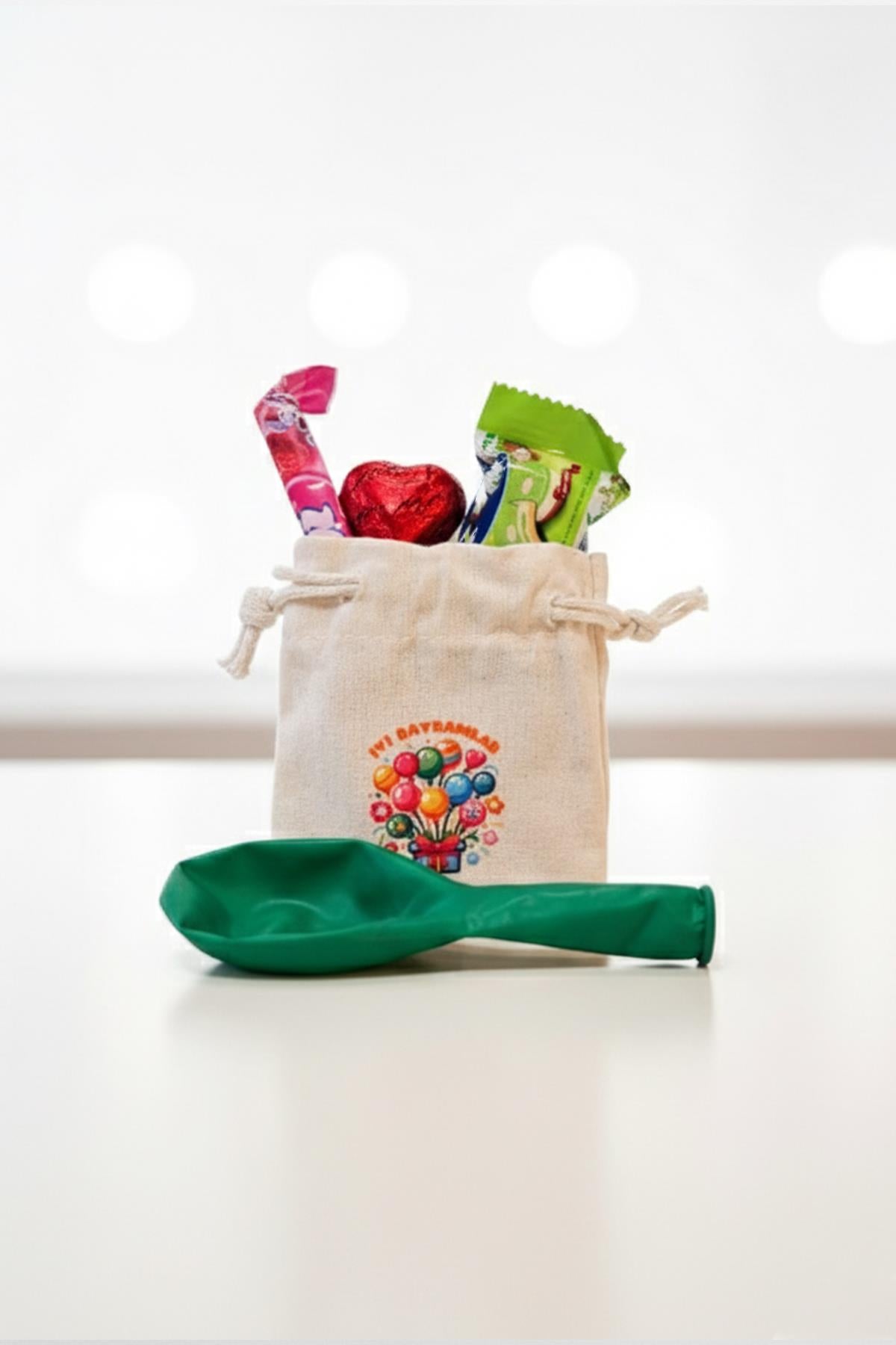 İçi Dolu Mini Bayram Kesesi 8x9cm (10ADET)