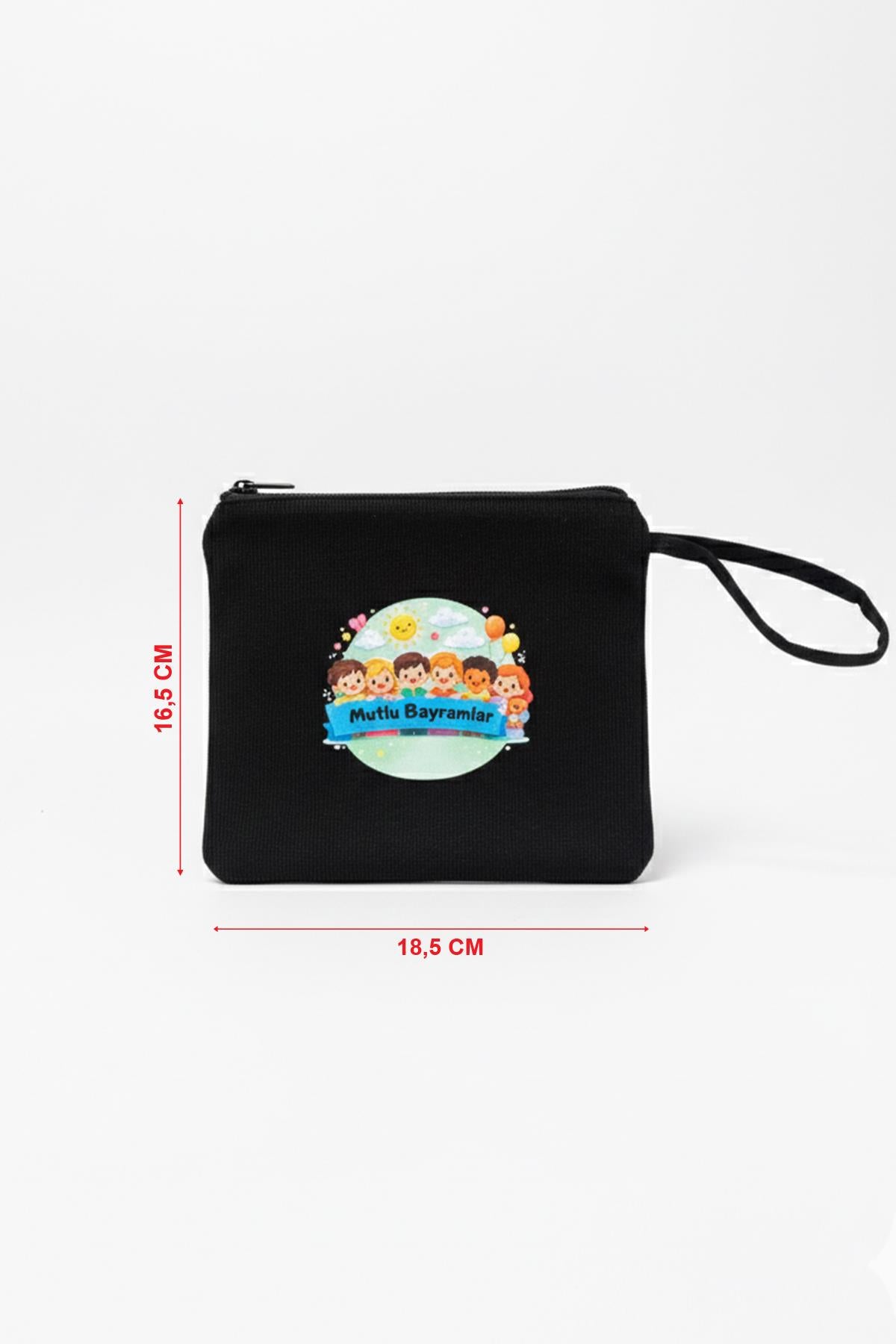 Mutlu Bayramlar Baskılı Çocuk Hediyelik Çanta – 10 Adet