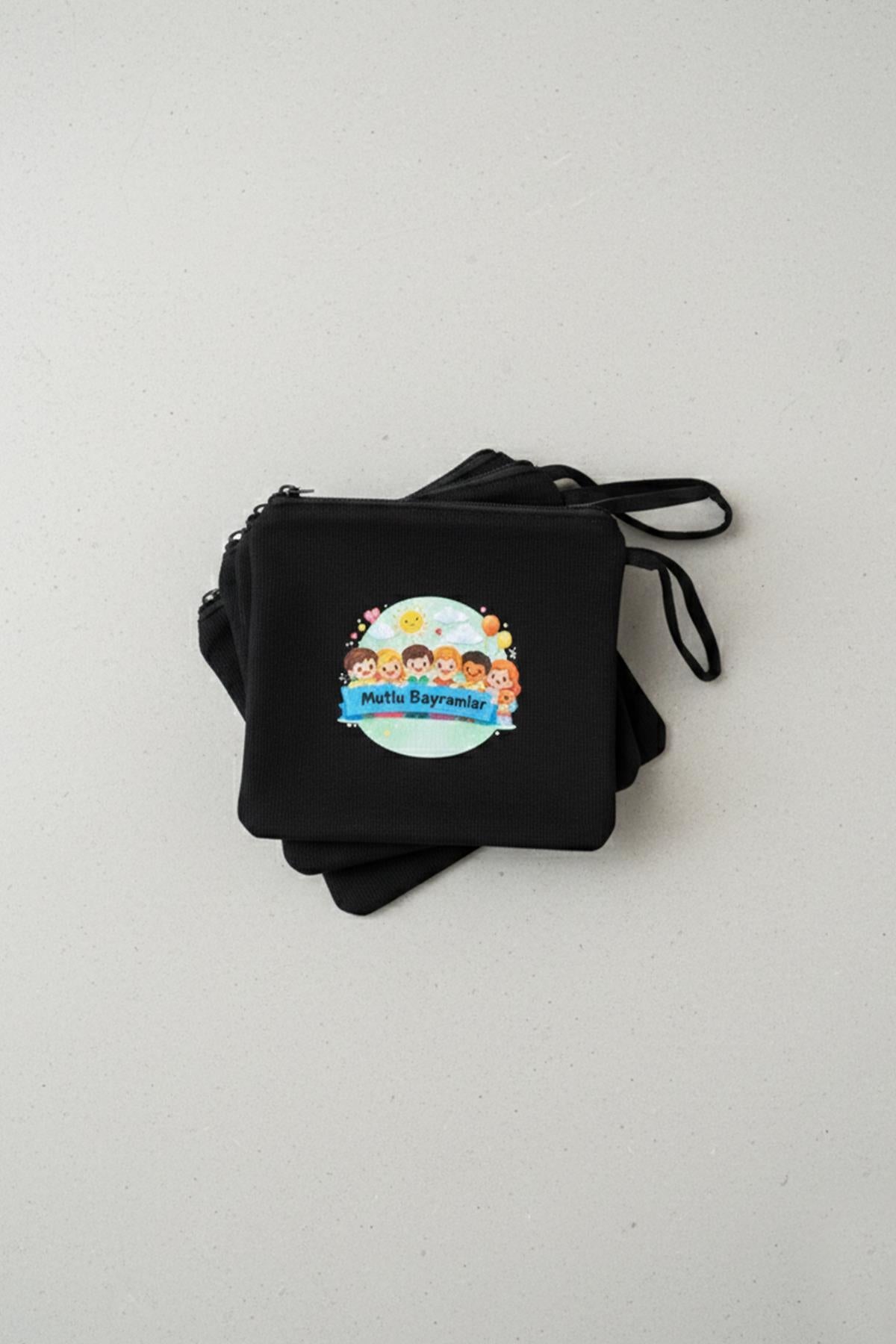 Mutlu Bayramlar Baskılı Çocuk Hediyelik Çanta – 10 Adet