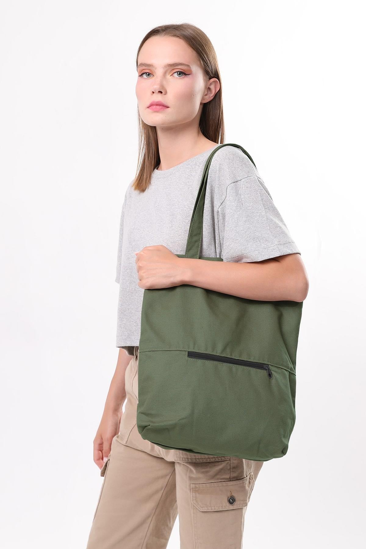 Unisex Koyu Yeşil Sırt Çantası