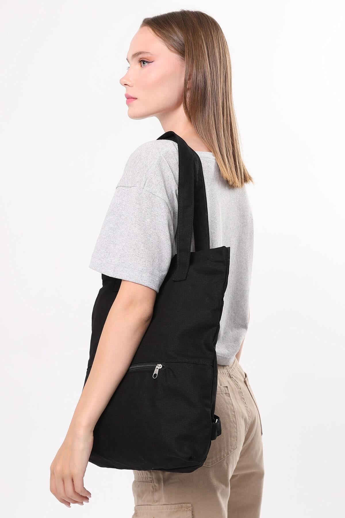 Unisex Siyah Sırt Çantası