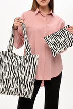 Zebra Paket (Çanta + Clutch)